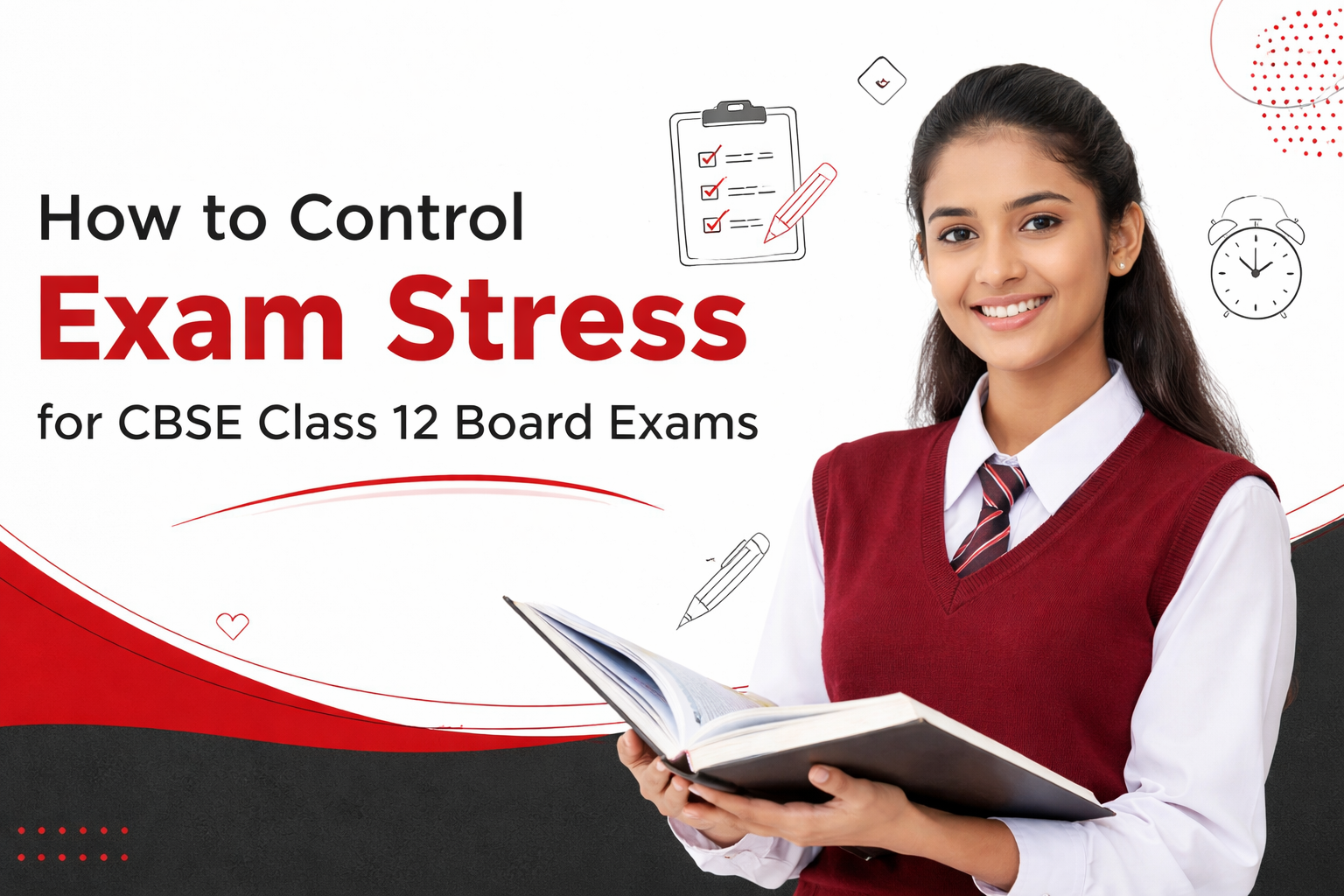 Exams Control How to Control Exam Stress on CBSE Class 12 Board Exam Day 2026