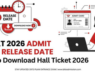 BITSAT 2026 Admit Card Release Date