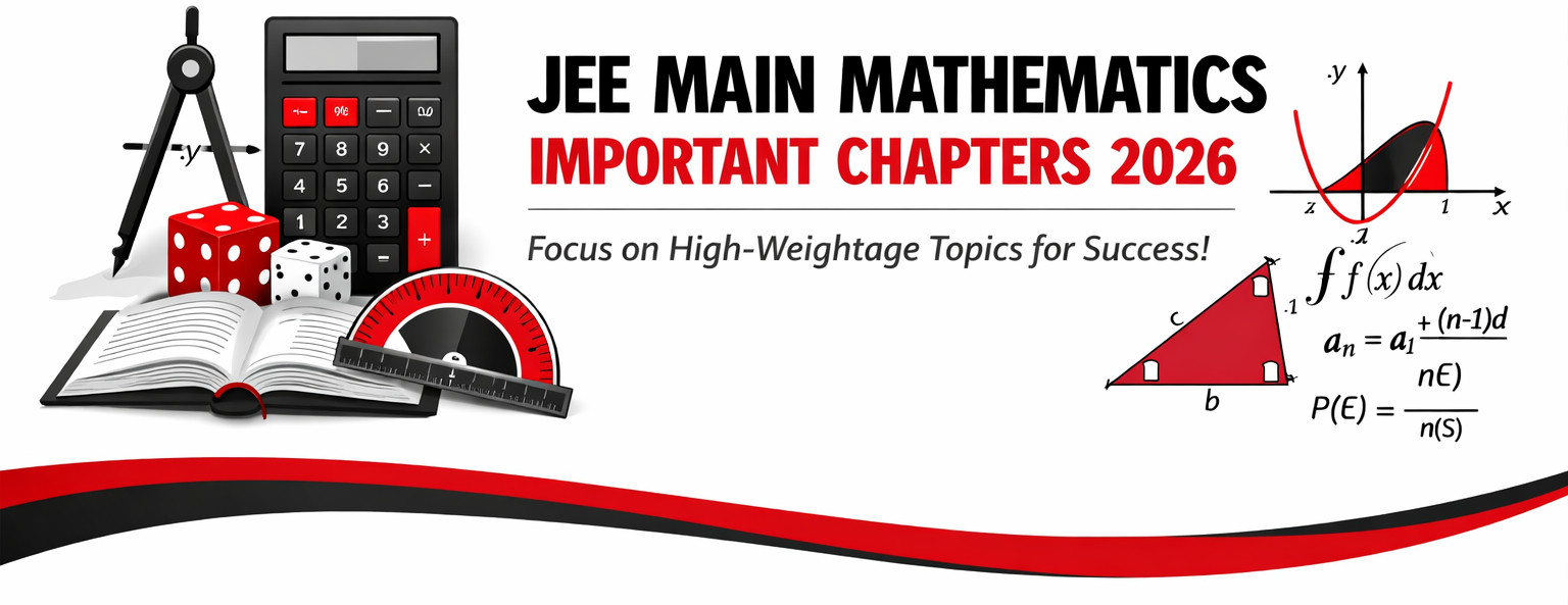 JEE MAINS MATHEMATICS IMPORTANT CHAPTERS 2026 – Complete Chapter-Wise ...