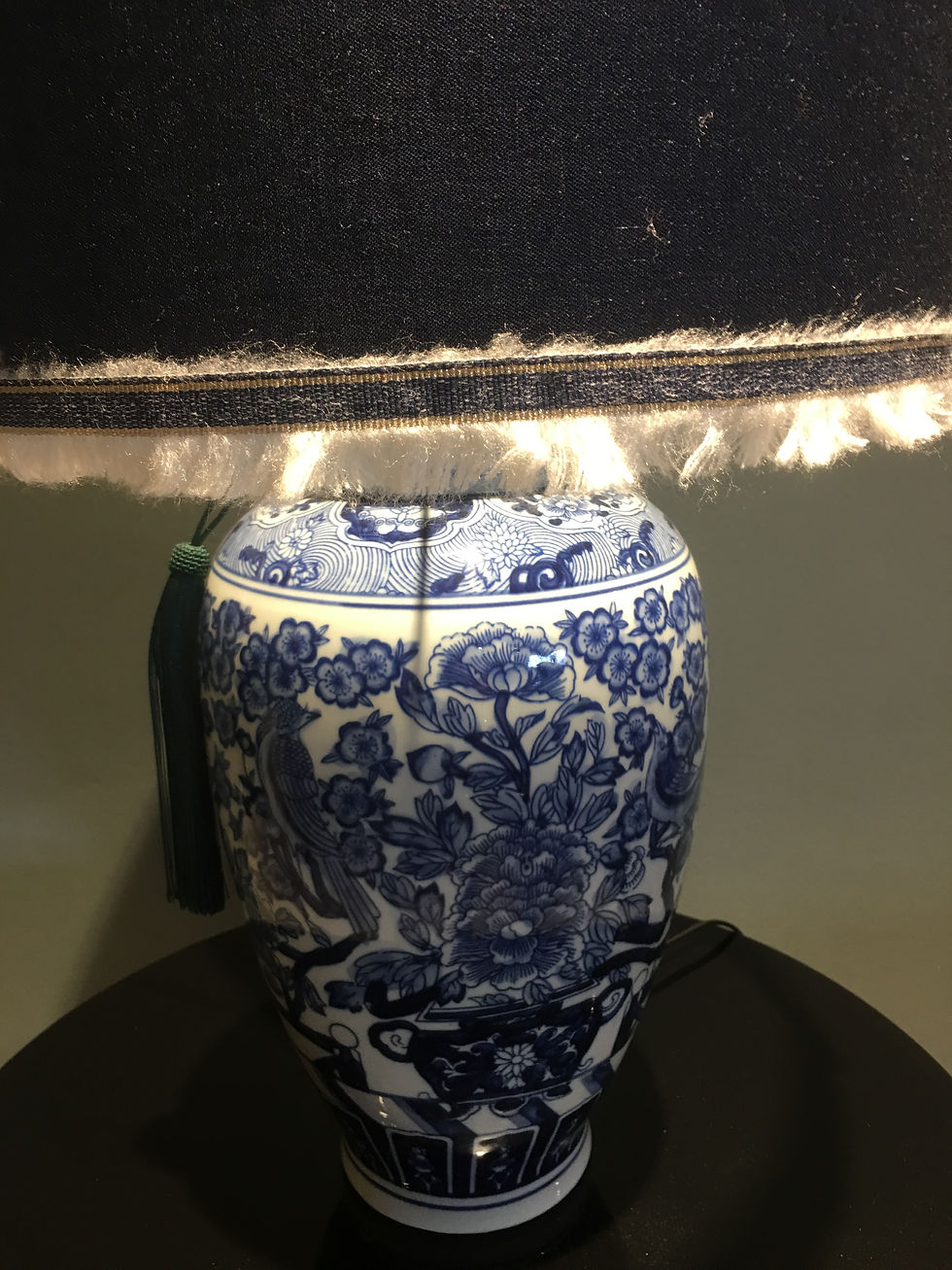 Thumbnail: Table Lamp Blue China