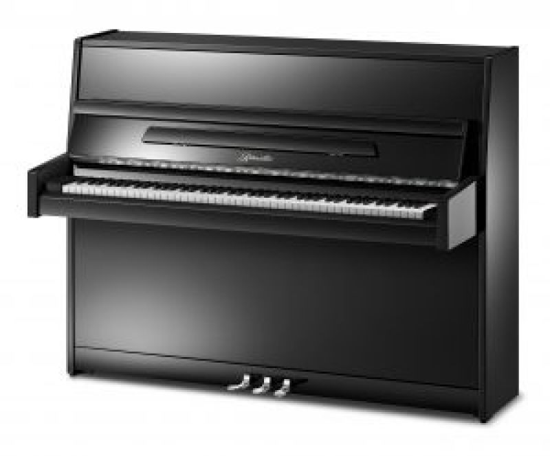 Ritmuller Upright Piano In Gloss Black | Handel Pianos