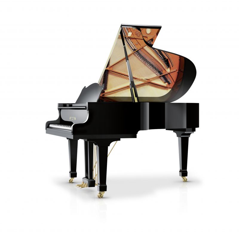 Wilhelm Schimmel W180 Grand Piano in a polished black case