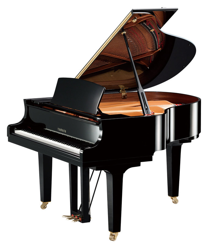 Yamaha C1X Grand Piano in a polished black case