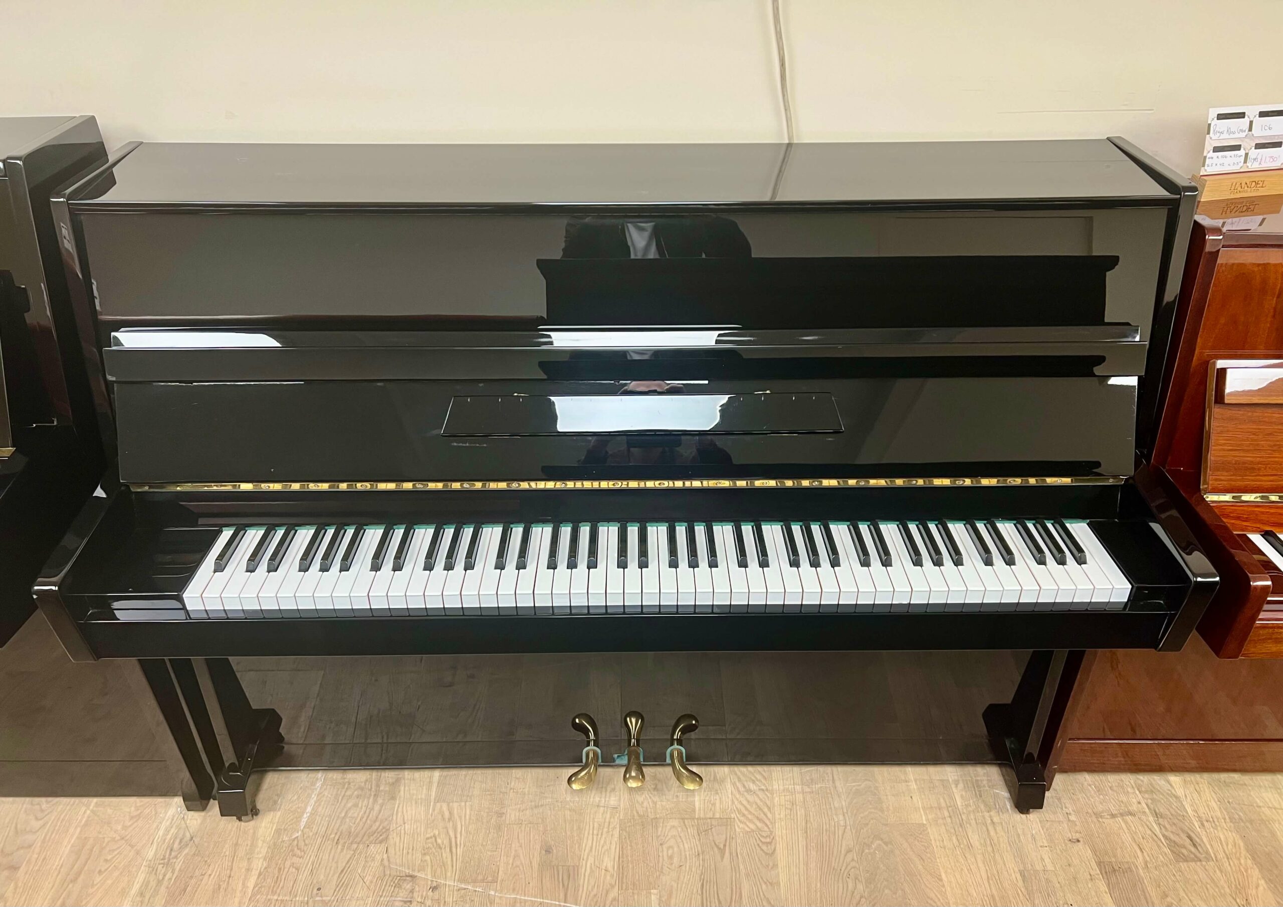 Unbranded Modern Upright Piano in polyester black