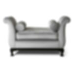 Signature Bench - This elegant bench is upholstered in velvet with piping on all seams. 