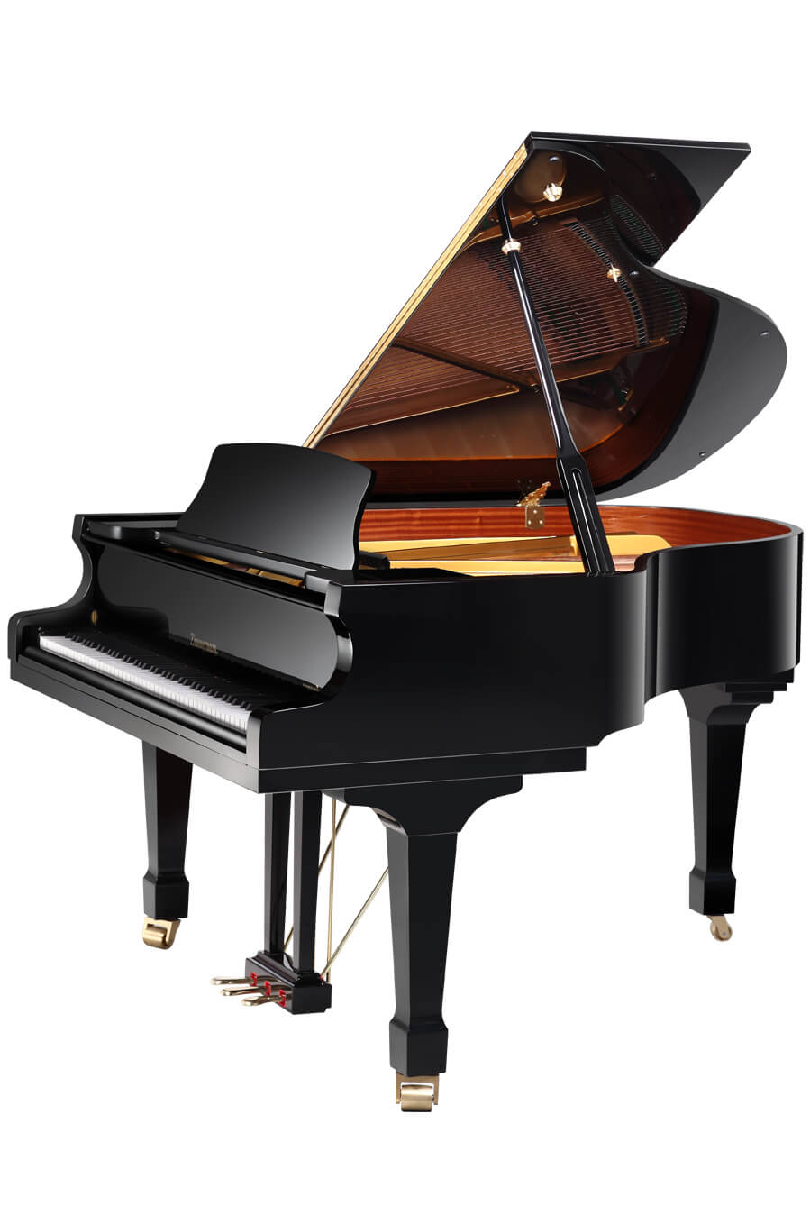 Zimmermann Z175 Grand Piano in a polished black case