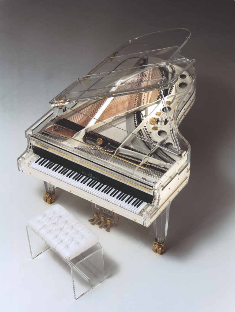Schimmel K213 Glass Grand Piano For Sale | Free Delivery