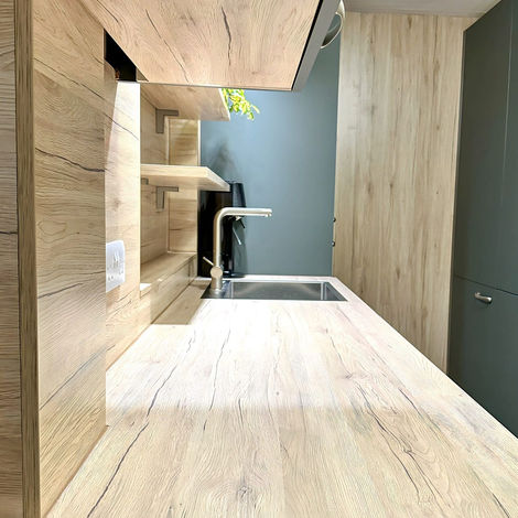 Compact Matt Utility Room with Wood Finish by MAS Collection, image 6