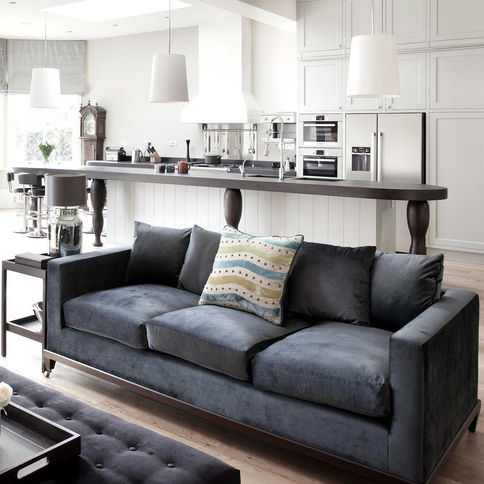Napoleon Sofa - Elegant sofa with straight legs.
