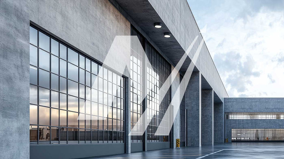 Warehouse operatives handling cargo pallets in an airport warehouse
