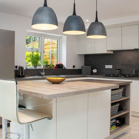 Handleless, Light Kitchen with Open Plan Layout by MAS Collection, image 4