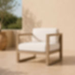 This lounge chair features a bold, geometric silhouette that captures the essence of modern architectural design.