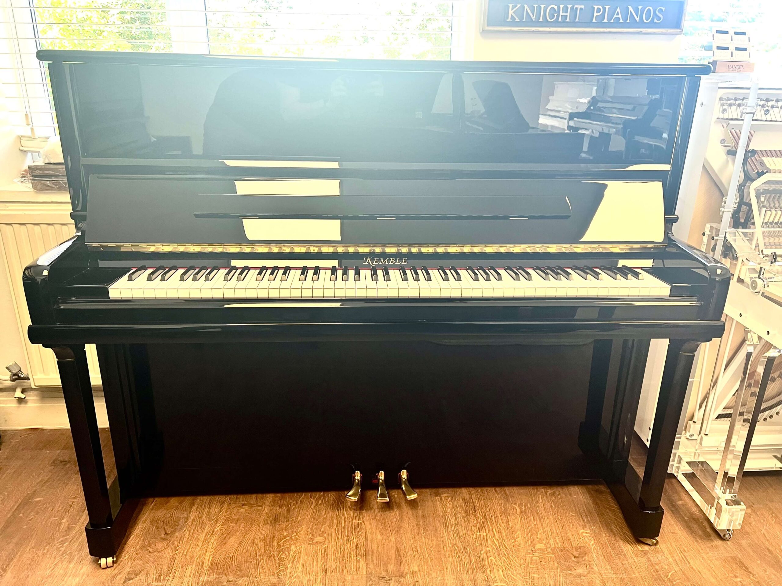 Kemble Conservatoire Upright Piano In Gloss Black