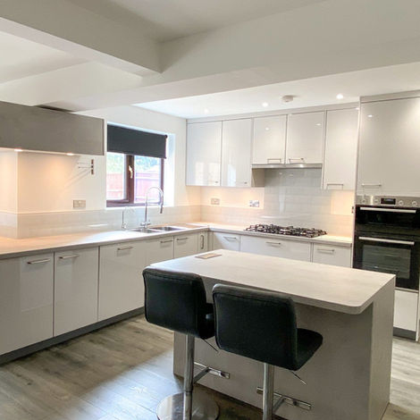 Modern, Light Kitchen with Island by MAS Collection, image 2