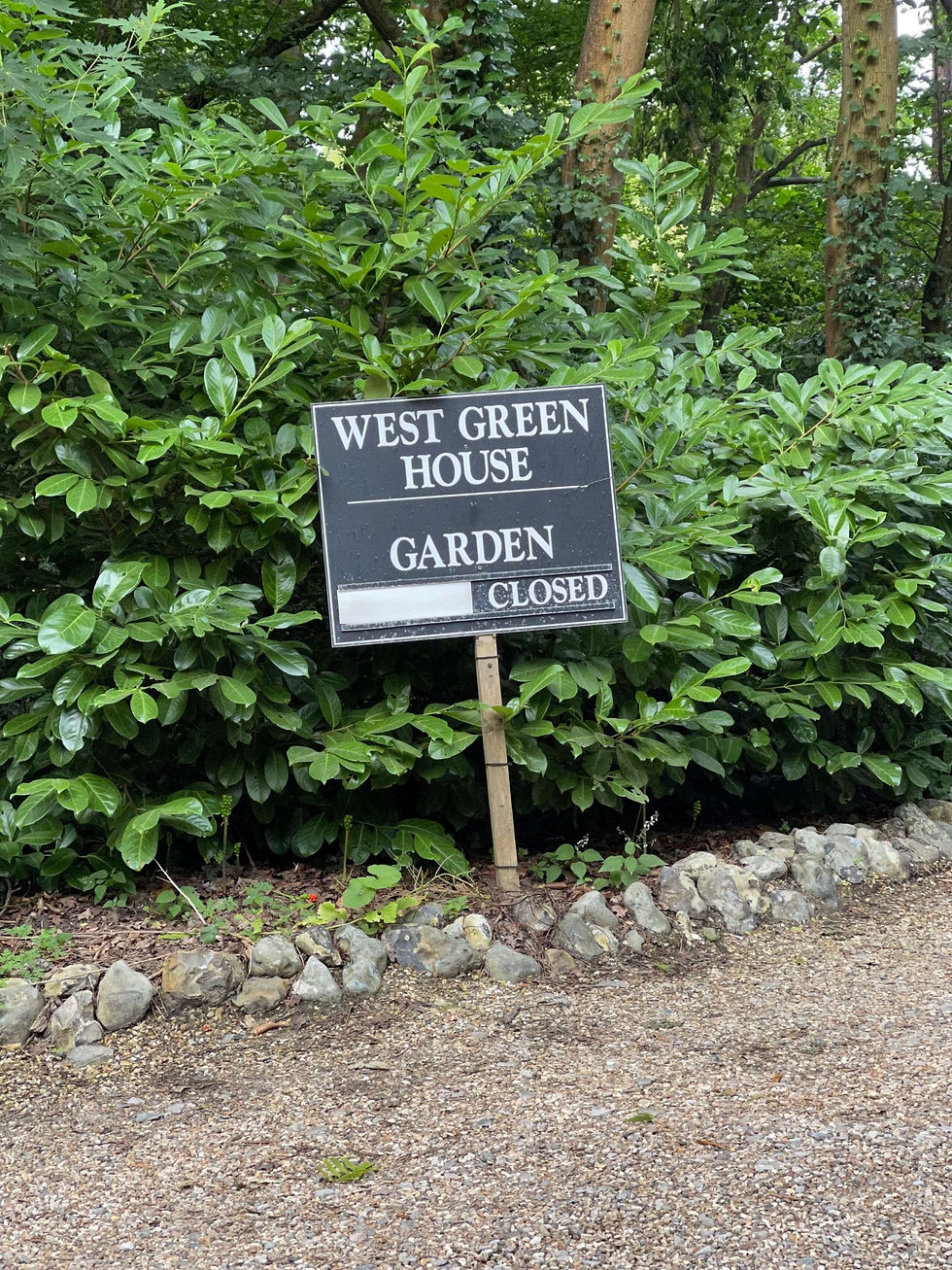 The garden lake setting at West Green House Opera