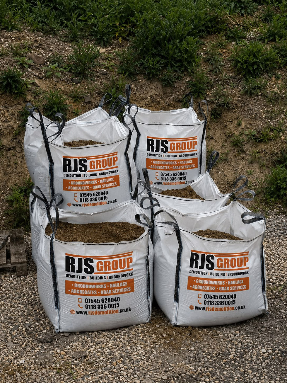 RJS Group Demolition Building Groundworks quality aggregates