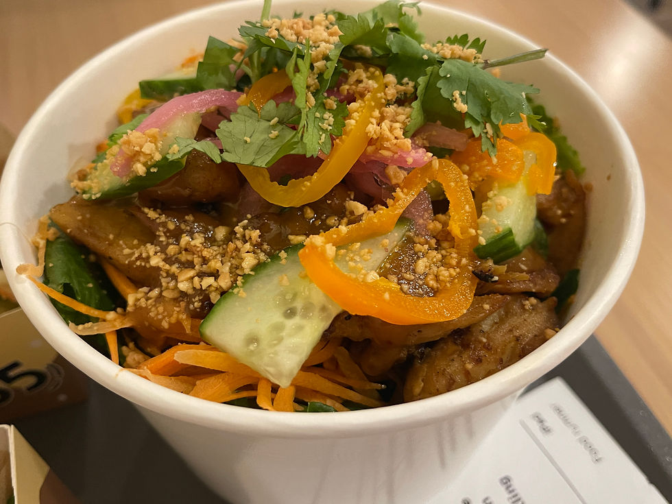Chicken Satay Salad