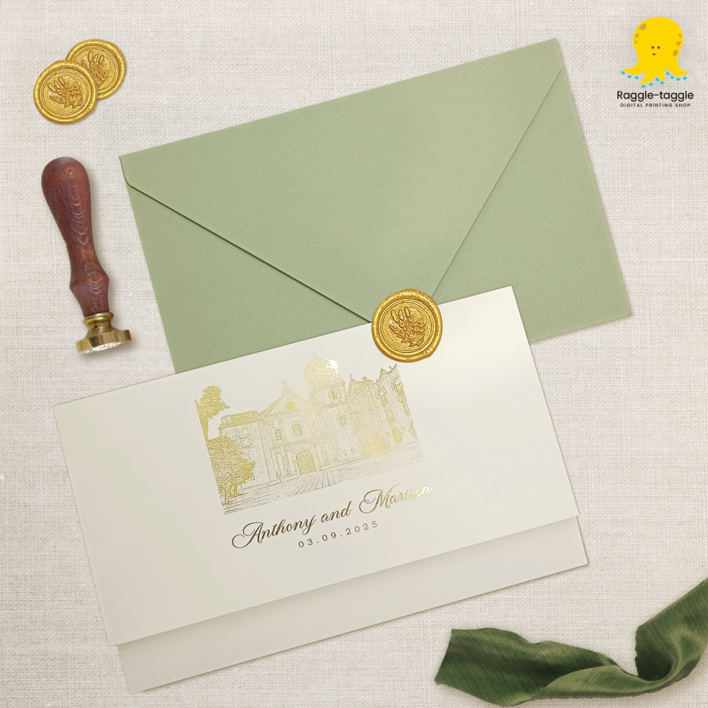 Venue Sketch Trifold Invitation