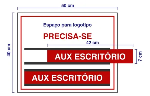 Placa vagas de emprego 2 cargos.webp
