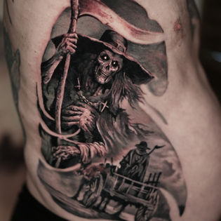 Flash tattoo disponible style dark art par God Is Art
