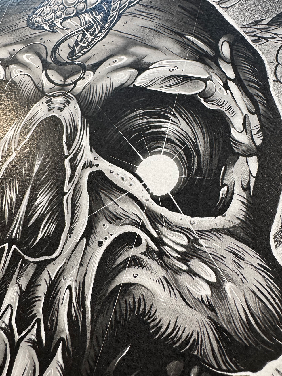 Miniature : Print "Memento Mori" – Impression Jet d’Encre sur Papier Tintoretto (Format A3)