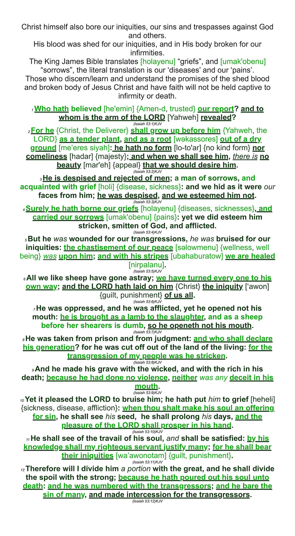 Isaiah 53:1-12