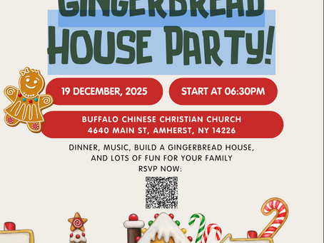 12/19 Gingerbread House Party!