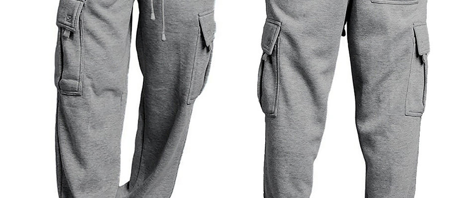 Mens Sweatpants Straight Fit Joggers for Sports and Streetwear Loose Oversized D