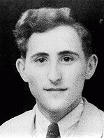 Portrait von Gad Beck in schwarz-weiß