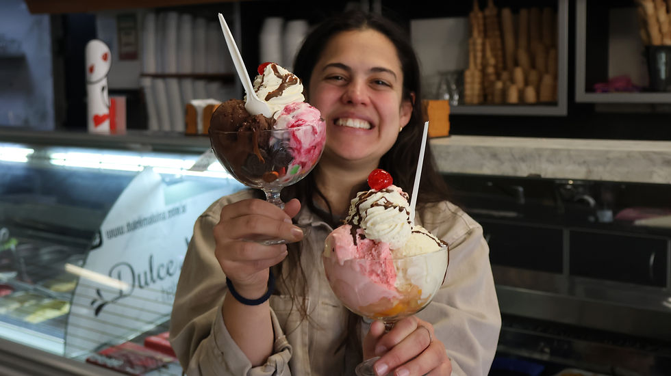 Así de deliciosas son las copas en promo de Dulce Malvina