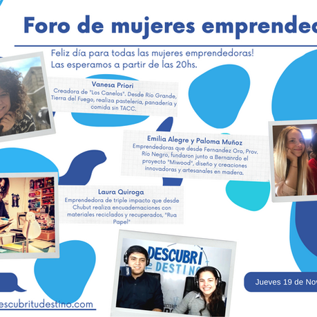 Programa especial: Hoy Foro debate por el día internacional de la mujer emprendedora