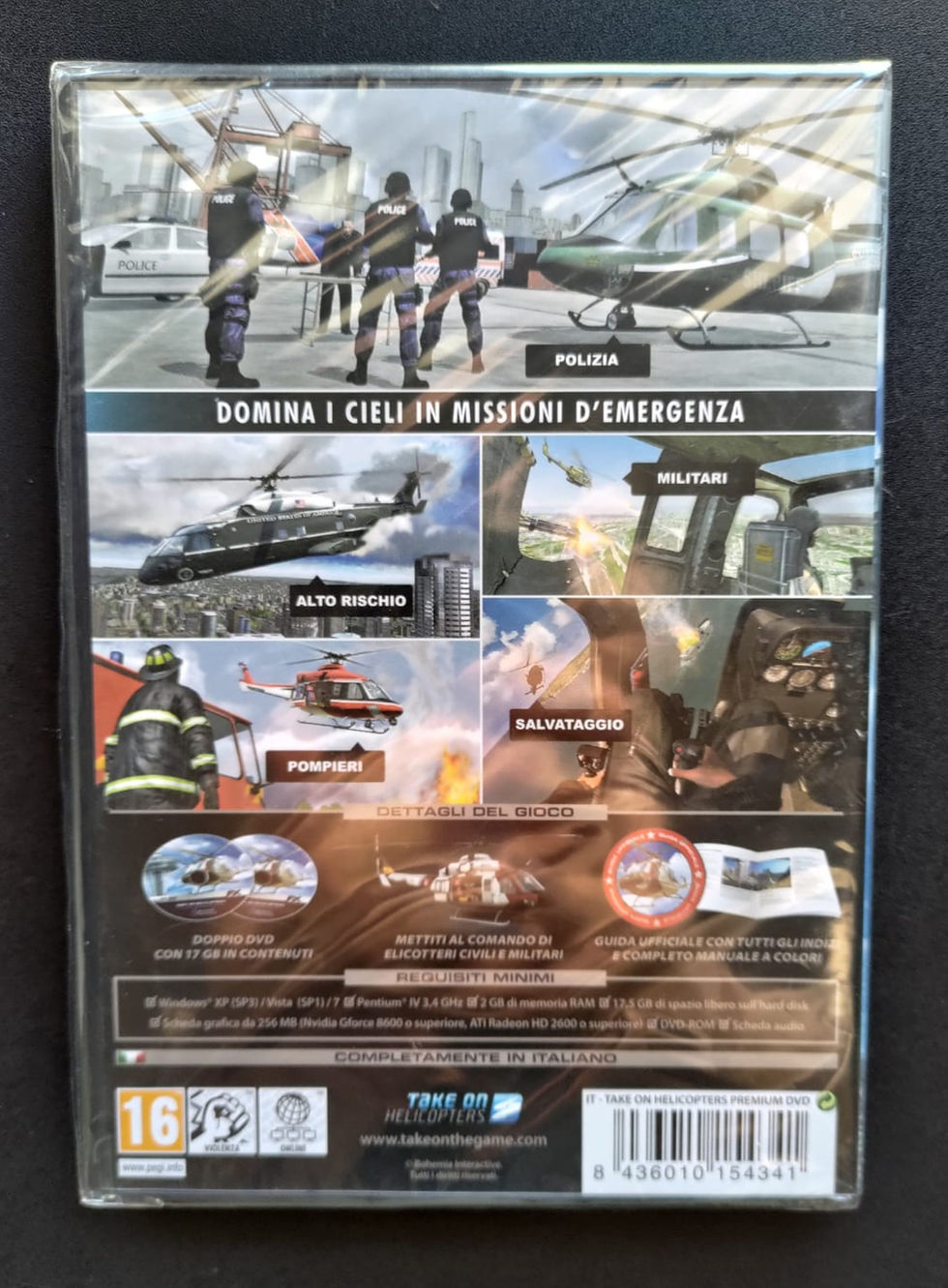 Box del gioco: Domina i cieli in missioni d'emergenza