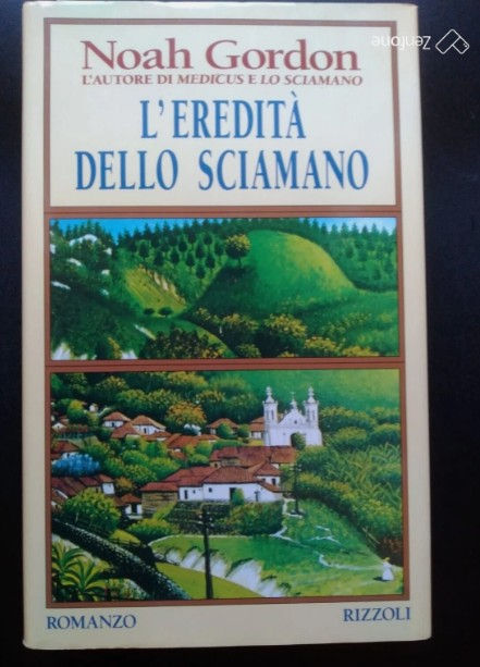 Copertina: L'eredità dello Sciamano. Illustrazione paesaggistica.