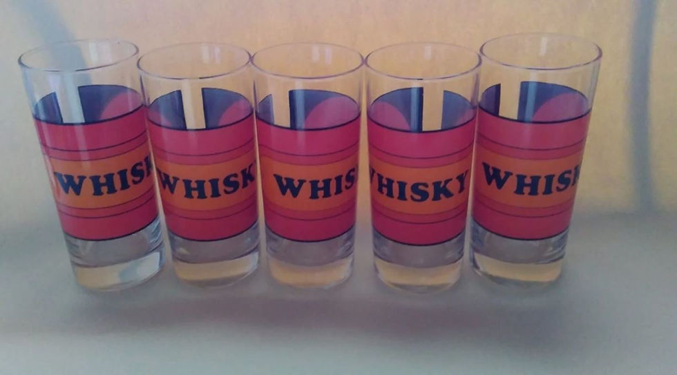 Bicchieri whisky: design vintage