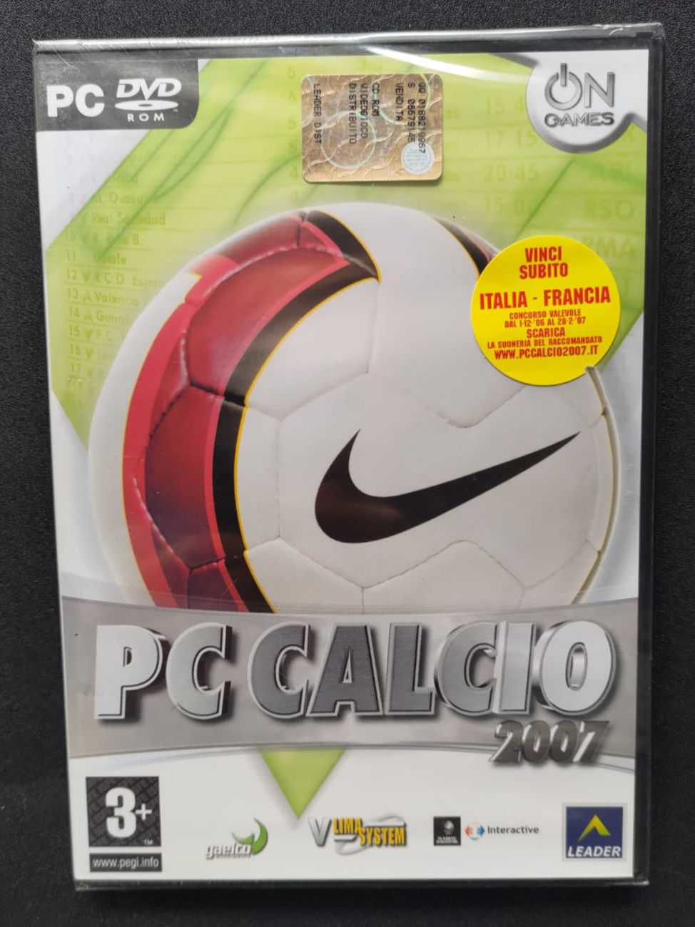 Copertina gioco PC Calcio 2007: Italia, Francia