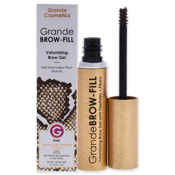 Grande Brow Fill Volumizing Brow Gel Dark