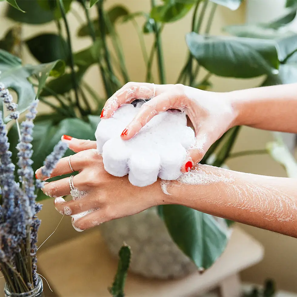 Thumbnail: French Lavender Wild Flower Bath Sponge