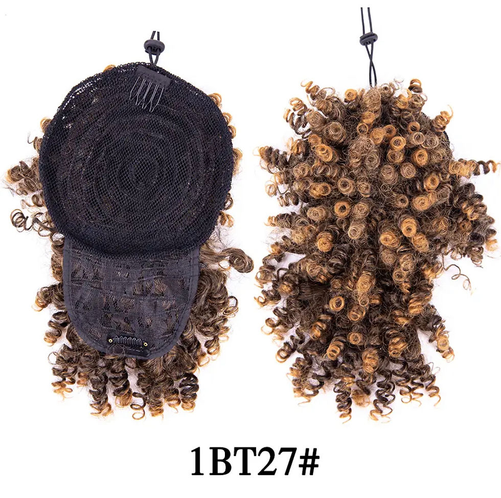 Thumbnail: Synthetic Curly Bangs (8 inch)