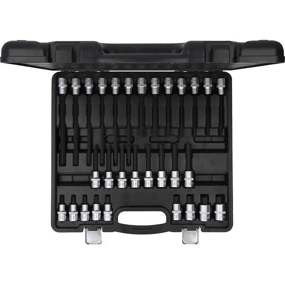 Miniaturbild: KS-Tools 30-tlg, Innensechskant 1/2" Bit-Stecknuss-Satz