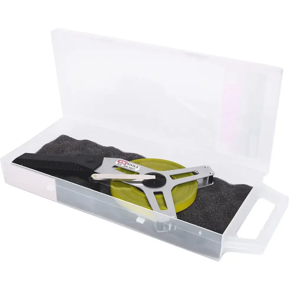 Miniaturbild: KS-Tools 50m Rahmenbandmaß mit gelbem Stahlband
