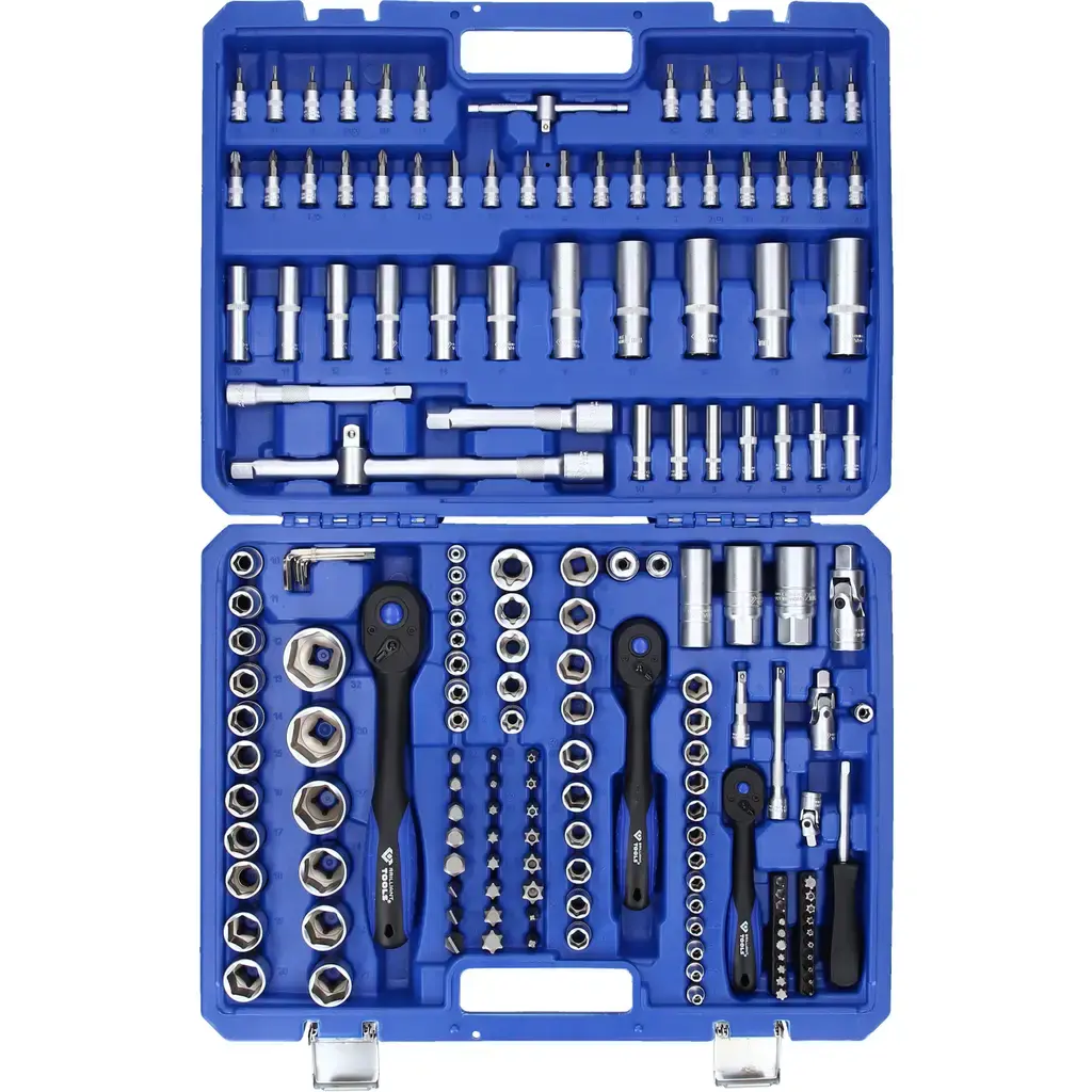 Brilliant-Tools 172-tlg 1/4" 3/8" 1/2" Steckschlüssel-Satz