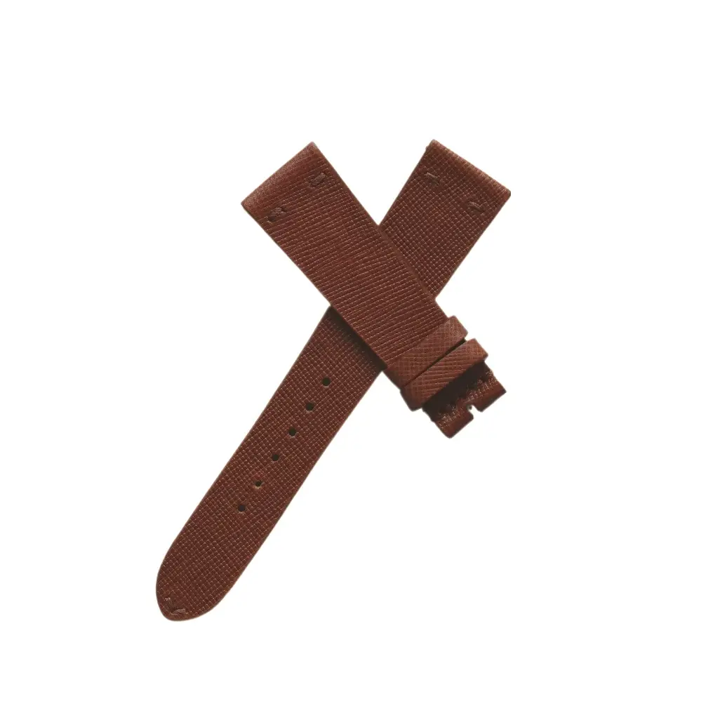 20mm Tan Leather Watch Strap for Rolex / Patek Philippe / Cartier