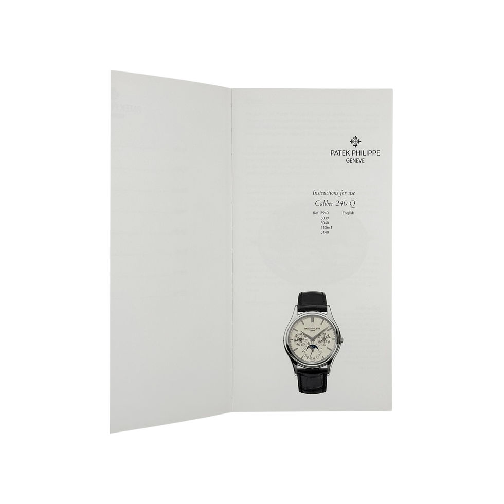 Thumbnail: Original Patek Philippe - 3940 Perpetual Calendar Manual