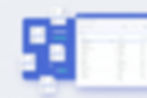 Weiße Hintergrundgrafik mit blauen Elementen zeigt Rechnungen, Tabellen und Häkchen. Fokus auf Datenverwaltung und Organisation.