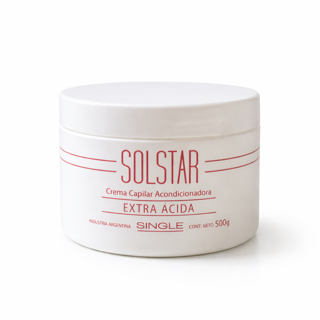 Crema Capilar Acondicionadora Solstar Extra Ácida x 500 g