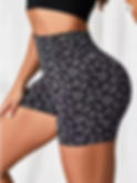 Leopard Espresso – Deep-toned leopard print sculpt shorts with sleek fit. Bold and confident with strong contrast.