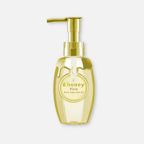 &honey Silky ヘアオイル 5本セット & Honey Pixie Moist Silky Shampoo, Treatment & Hair Oil Set