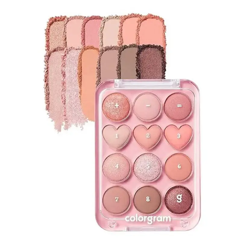 Colorgram Pin Point Eyeshadow Palette 01 Peach Coral