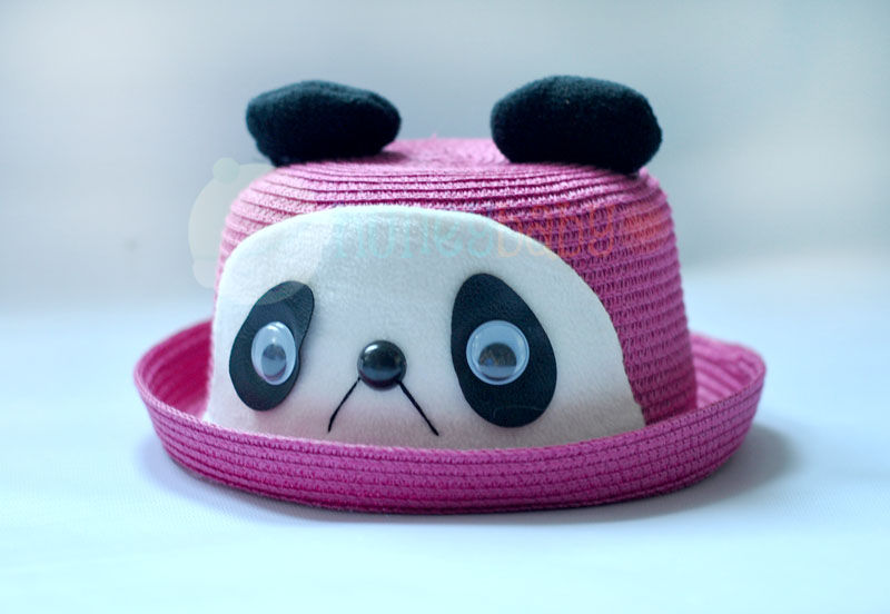 Fuchsia Panda Hat