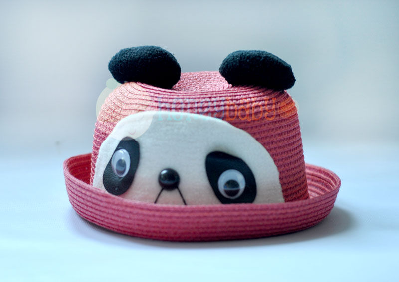 Salmon Panda Hat